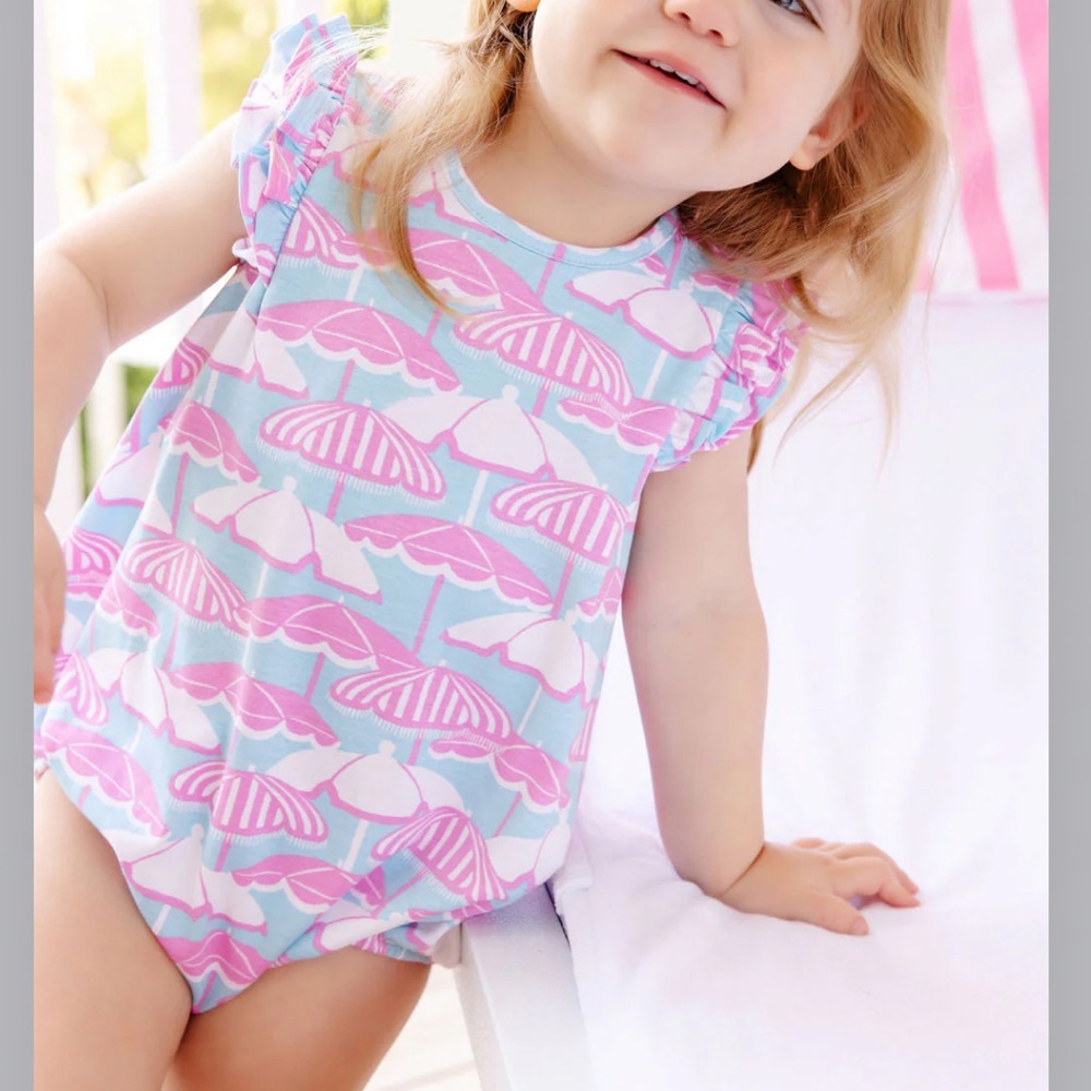 The Beafort Bonnet Company Ruehling Ruffle Bubble- Taylor Bay ‘Brellas